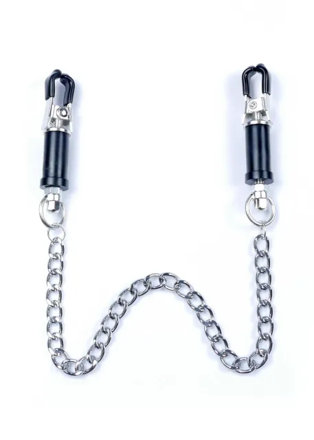 Зажимы для сосков Fetish B - Series Exclusive Nipple Clamps No.12, 43.5 см (серебристый)