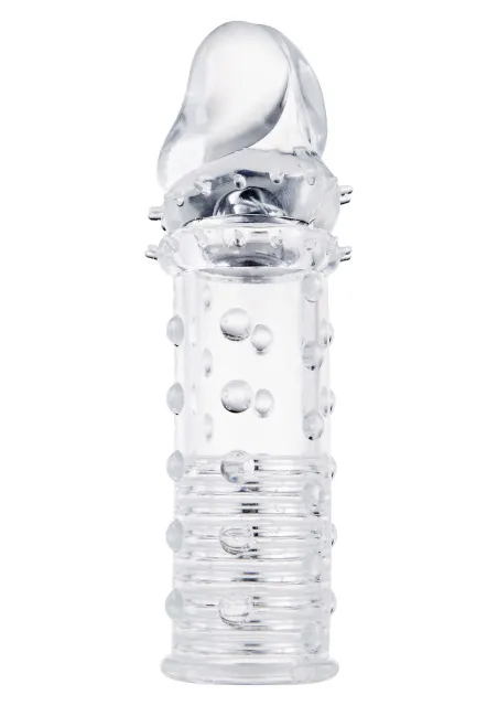 Насадка на пенис ToyJoy Power Stud Sleeve, 15.5 см (прозрачный)