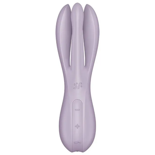 Wibrator Satisfyer Threesome 2, 14 см (фіолетовий)
