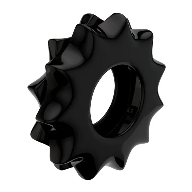 Lovetoy Power Plus Cock Ring Series - Pierścień erekcyjny, Czarny, 4 cm