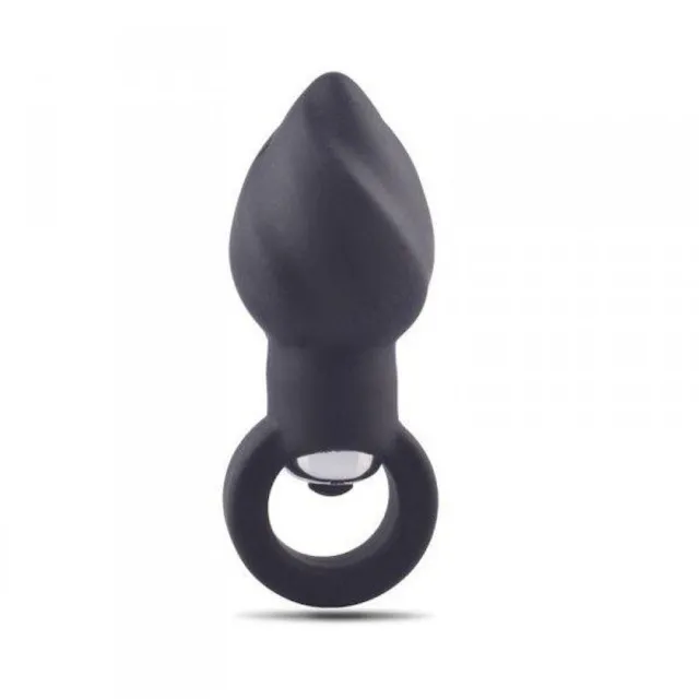 Анальная пробка Toyz4lovers Anale Vibrante Helix, 8 см (черный)