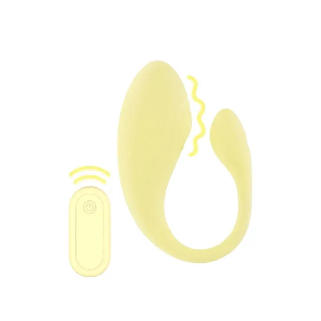 Виброяйцо Loveline G-Spot Vibe, 24 см (желтый)
