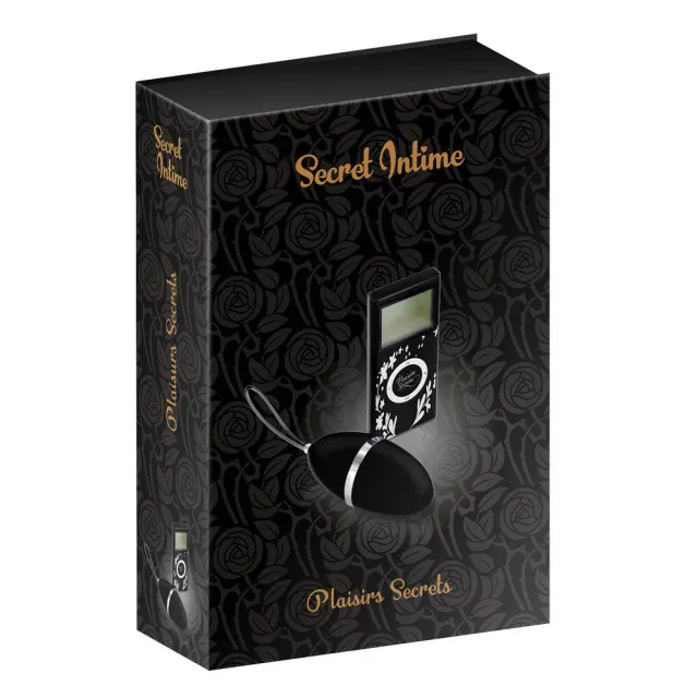 Віброяйце Secret Intime Plaisirs Secrets, 7.9 см (чорний)