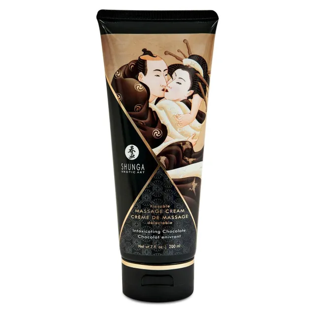 Shunga Kissable Intoxicating Chocolate - Krem do masażu, Czekolada, 200 ml