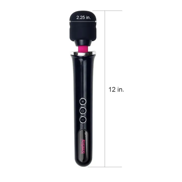 Вібратор Lovetoy Training Master Ultra Powerful Body Wand, 32 см (чорний)