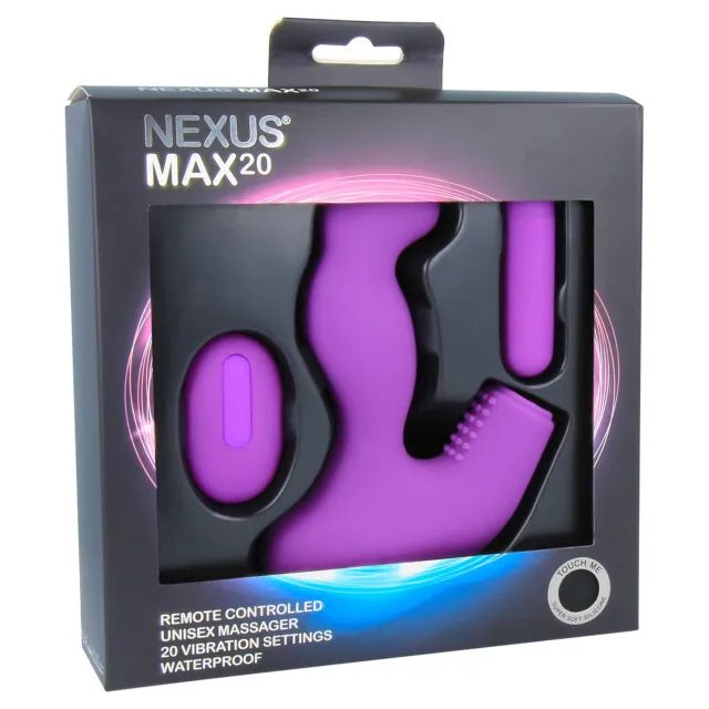 Стимулятор простаты Nexus Max 20, 10 см (фиолетовый)