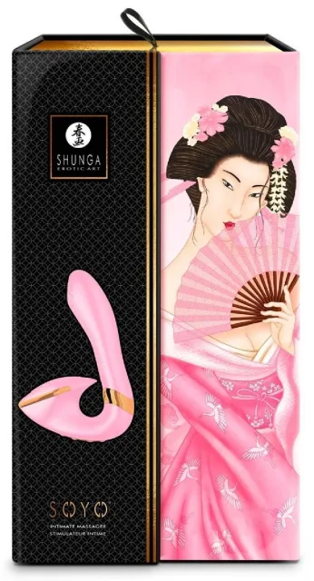 Вібратор Shunga Soyo Intimate, 17 см (світло-рожевий)