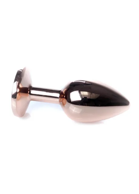 Анальная пробка с кристаллом B - Series HeavyFun Plug-Jewellery, 7 см (зеленый)