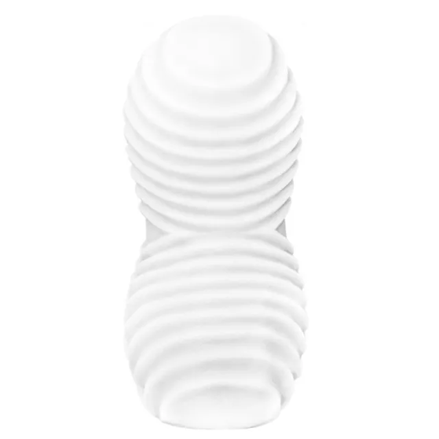 Lola Games Marshmallow Fuzzy - Masturbator dwustronny, Biały, 8 cm