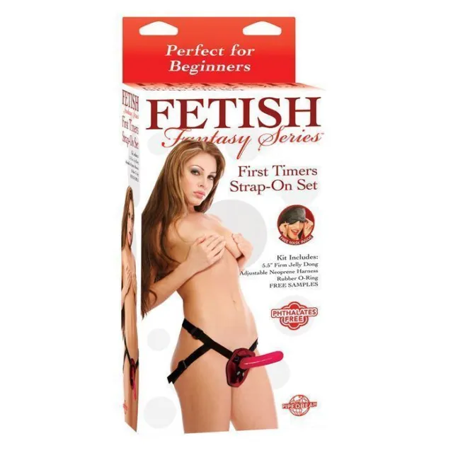 Страпон Fetish Fantasy First Timer's, 13 см (червоний)