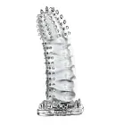 Насадка на пенис Brave Man Penis Sleeve Crystal, 14 см (прозрачный)