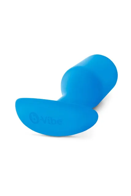 Анальная пробка B-Vibe Snug Plug 5, 16 см (голубой)