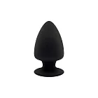 Silexd Model 1 - Korek analny, Czarny, 8 cm, XS
