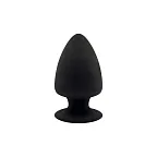 Анальная пробка SilexD Model 1, 8 см (черный)