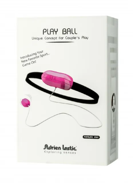 Виброяйцо Adrien Lastic Play Ball, 3,9 см (розовый)