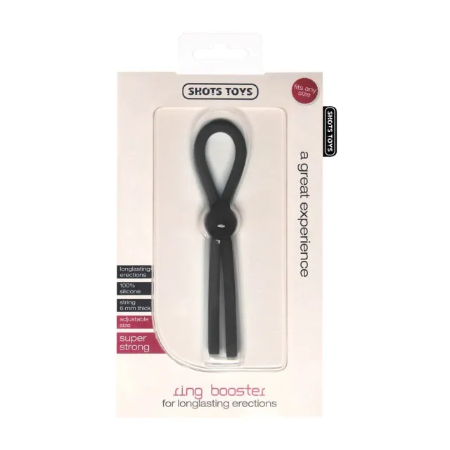 ShotsToys Ring Booster - Pierścień erekcyjny, Czarny