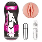 Мастурбатор з вібрацією LoveToy Sex In A Can (тілесний)