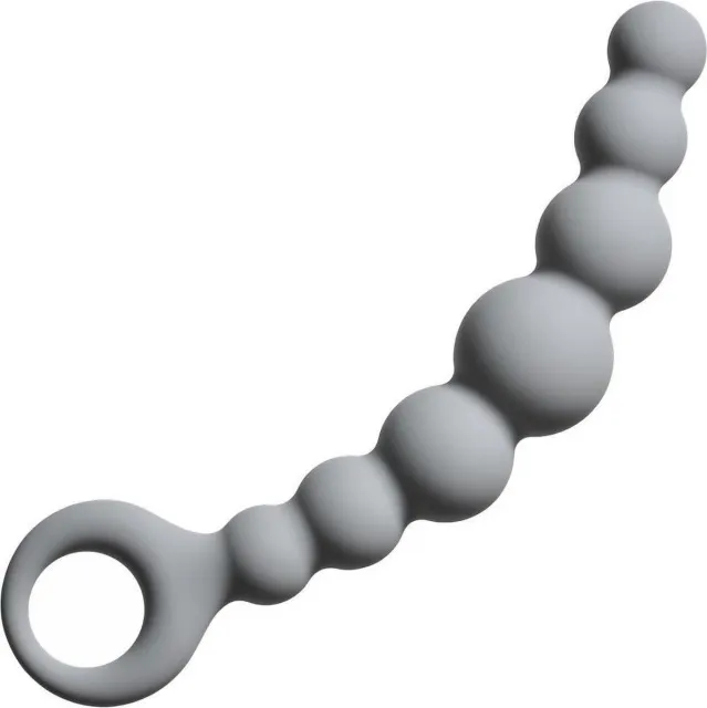 Анальні буси Lola Toys Plug-Anal, 18 см (сірий)