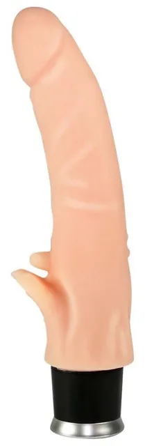 Вибратор Nature Skin Flame Vibe, 22 см (телесный)