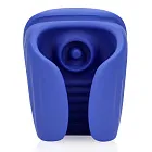 Мастурбатор с вибрацией Loveline Vibrating And Pulse Wave Stroker (синий)
