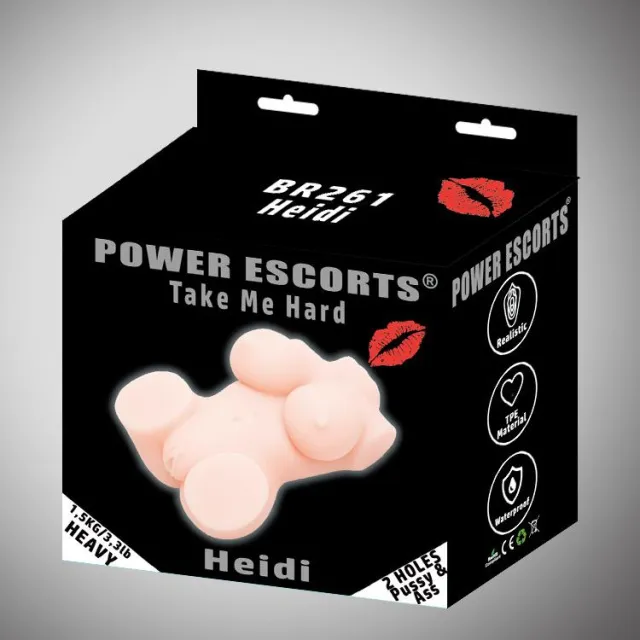 Мастурбатор Power Escorts Take Me Hard Heidi Mini Love Doll (телесный)