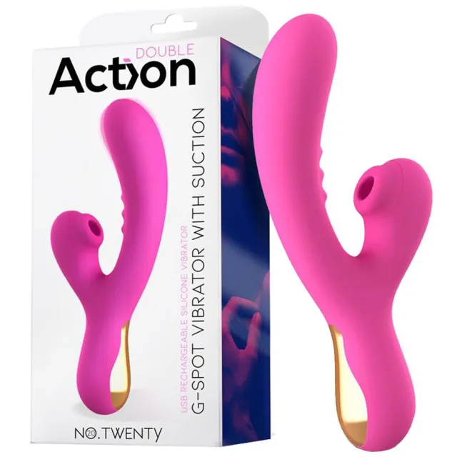 Вибратор Action No.Twenty G-Spot, 22,2 см (розовый)