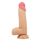 Фаллоимитатор Baile Sliding Skin Bendable 8.1'', 20.6 см (телесный)