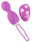 Вагінальні кульки Sweet Smile Remote Controlled Rotating Love Balls, 16 см (фіолетовий)