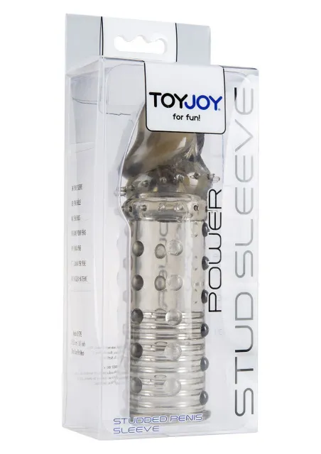 Насадка на пенис Toy Joy Power Stud Sleeve, 15 см (серый)