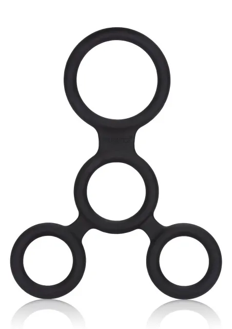 Набор эрекционных колец Calexotics Full Erection Spreader (черный)