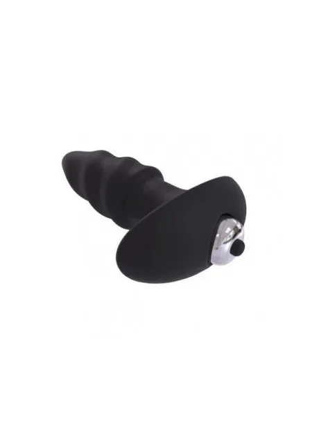 Анальный вибратор Elys Anal Bow Screw, 11.5 см (черный)