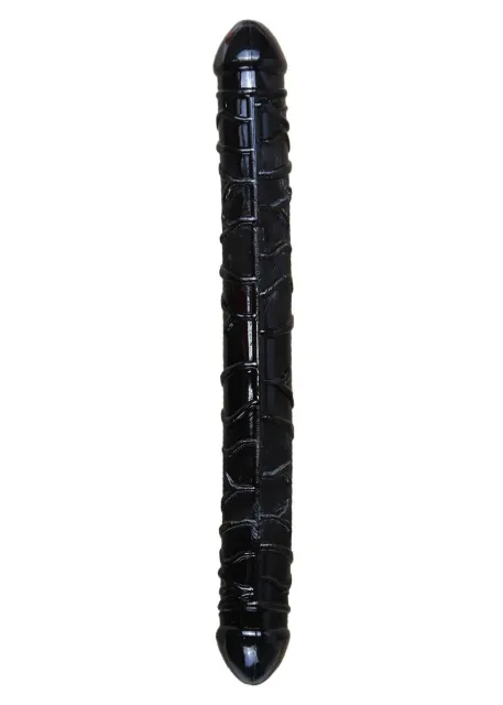 Двухсторонний фаллоимитатор B - Series EasyLove Flexible, 33.5 см (черный)