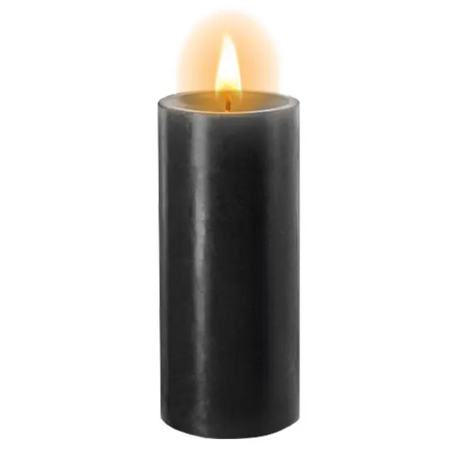 Свеча низкотемпературная Fetish Tentation Enjoy Pain Bougie SM Basse Temperature, 10 см (черный)