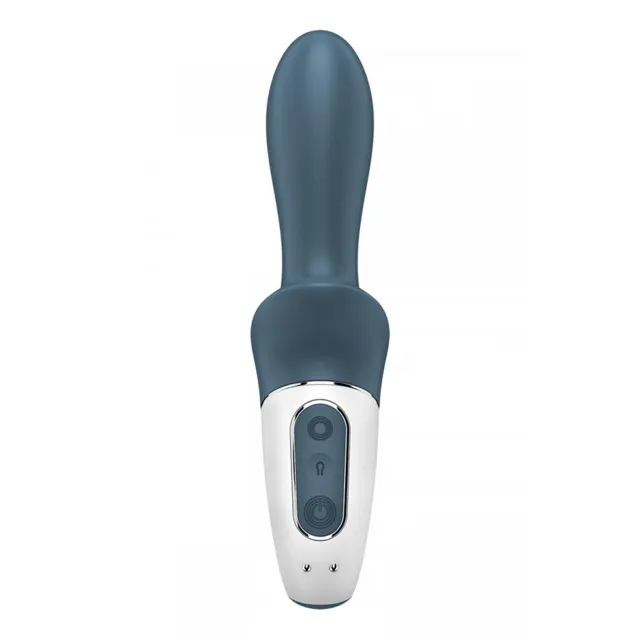Анальний вібратор Satisfyer Air Pump Booty 2, 19 см (сірий)
