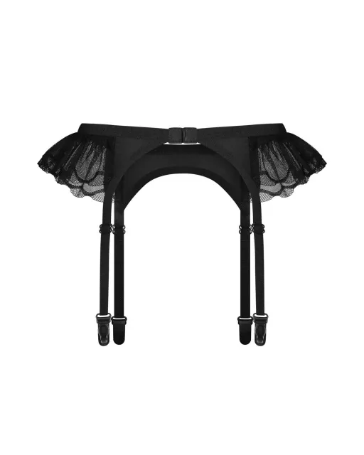 Пояс для чулок Obsessive Stelisa, L/XL (черный)
