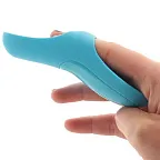 Вібратор на палець Satisfyer Teaser, 12 см (блакитний)