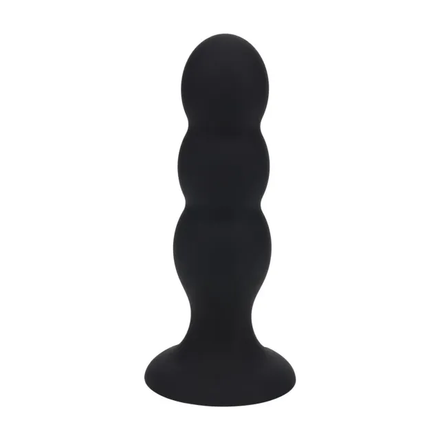 Анальная пробка Levelz Tri Rattle Liquid, 13.5 см (черный)