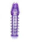 Boss Series Stymulator Penis Sleeve - Nakładka na penisa, Fioletowy, 13, 5 cm
