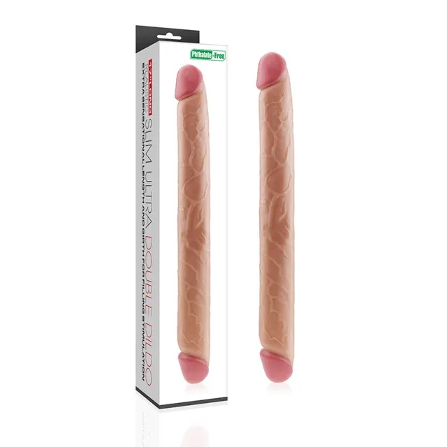 Lovetoy 17 Double Dildo - Dwustronne dildo, W kolorze cielistym, 45 cm
