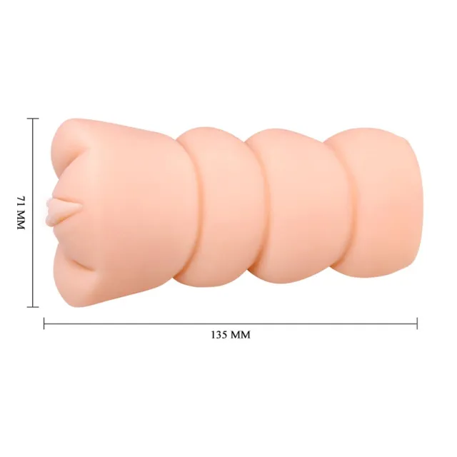 Мастурбатор Crazy Bull 3D Vagina (телесный)