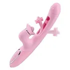 Вібратор B - Series Lyla Fluttering Delight Bumping, 24 см (рожевий)