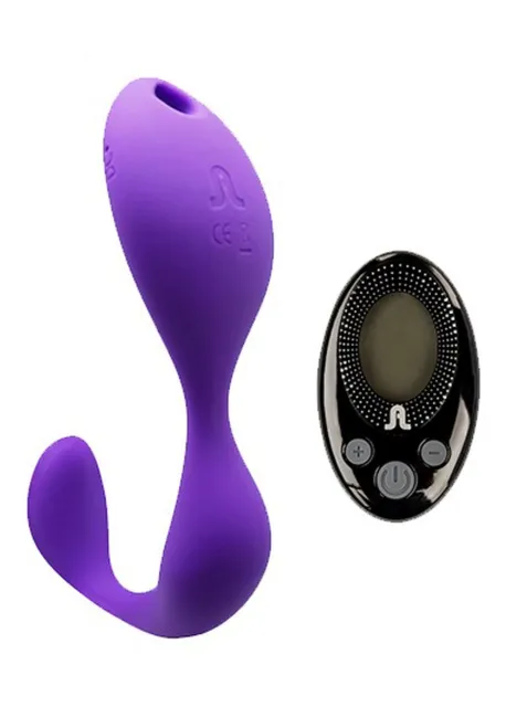 Вібратор Adrien Lastic Mr Hook, 12 см (пурпурний)