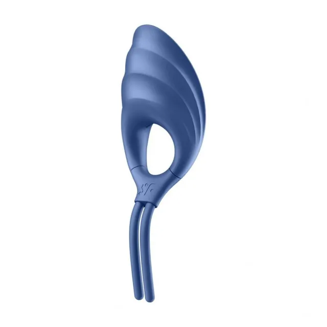 Виброкольцо Satisfyer Swordsman, 14.2 см (синий)