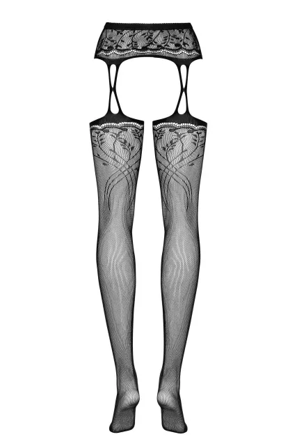 Obsessive S206 - Pończochy z pasem, S/M/L