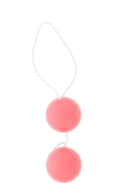 Вагинальные шарики Vibratone Unisex Duo Balls, 3.5 см (розовый)