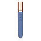 Вібратор Loveline Travel Compartment and Pump, 18.5 см (синій)
