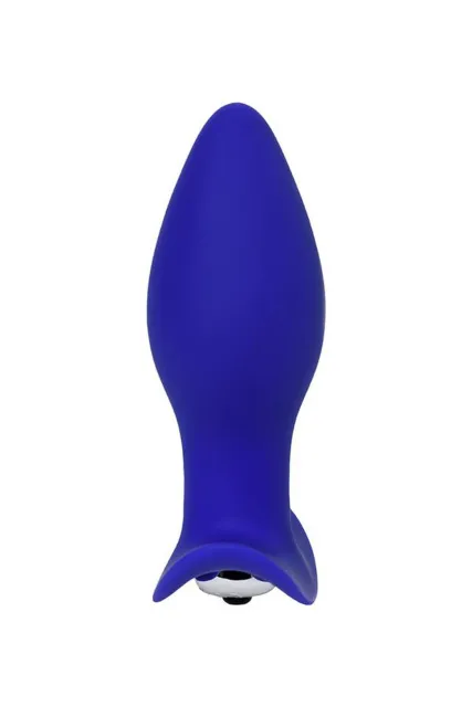 Анальная пробка ToDo Anal Vibro Plug Fancy, 10.7 см (синий)
