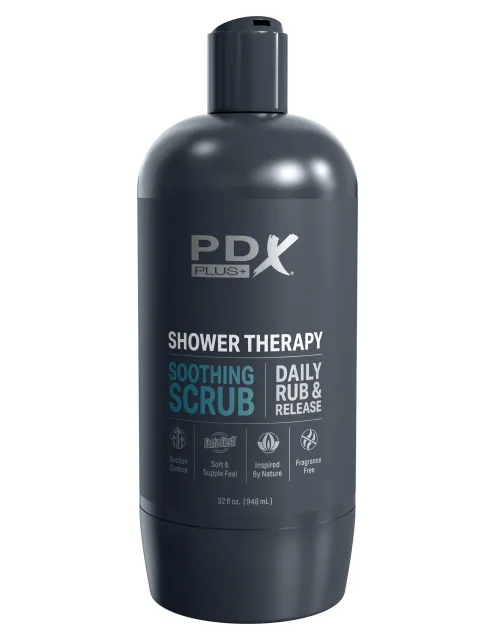 Pipedream Pdx Plus Shower Therapy Soothing Scrub -, W kolorze cielistym, 17.8 cm