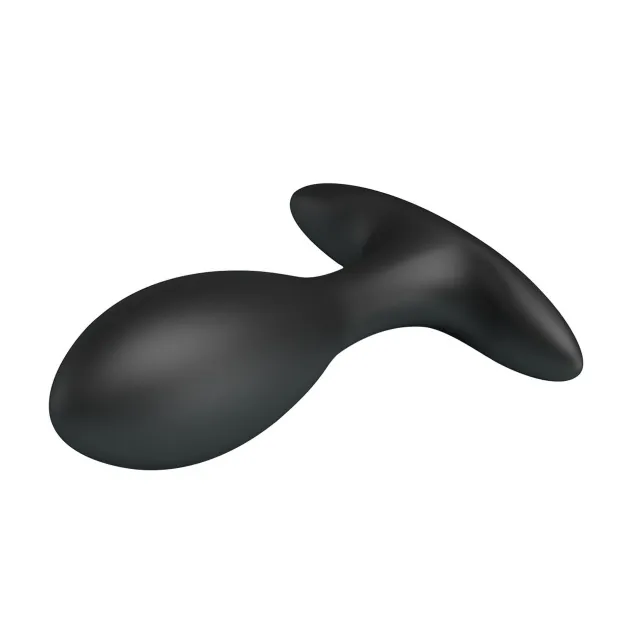Анальная пробка Mr. Play Inflatable Plug, 9.1 см (черный)