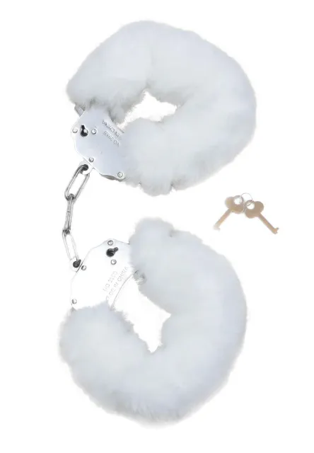 Наручники Fetish B - Series Furry Cuffs (белый)